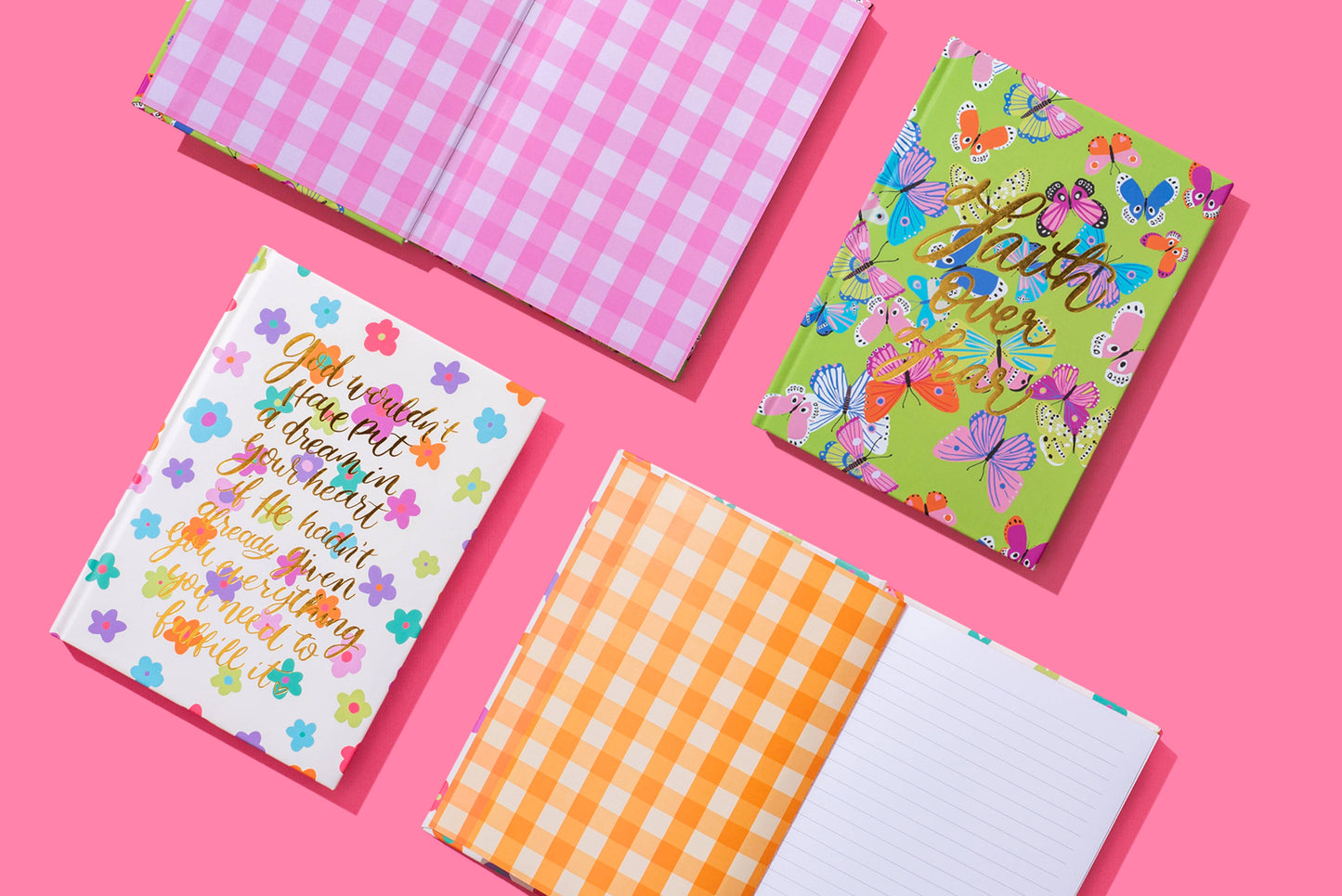Hardcover Notebook -Butterflies