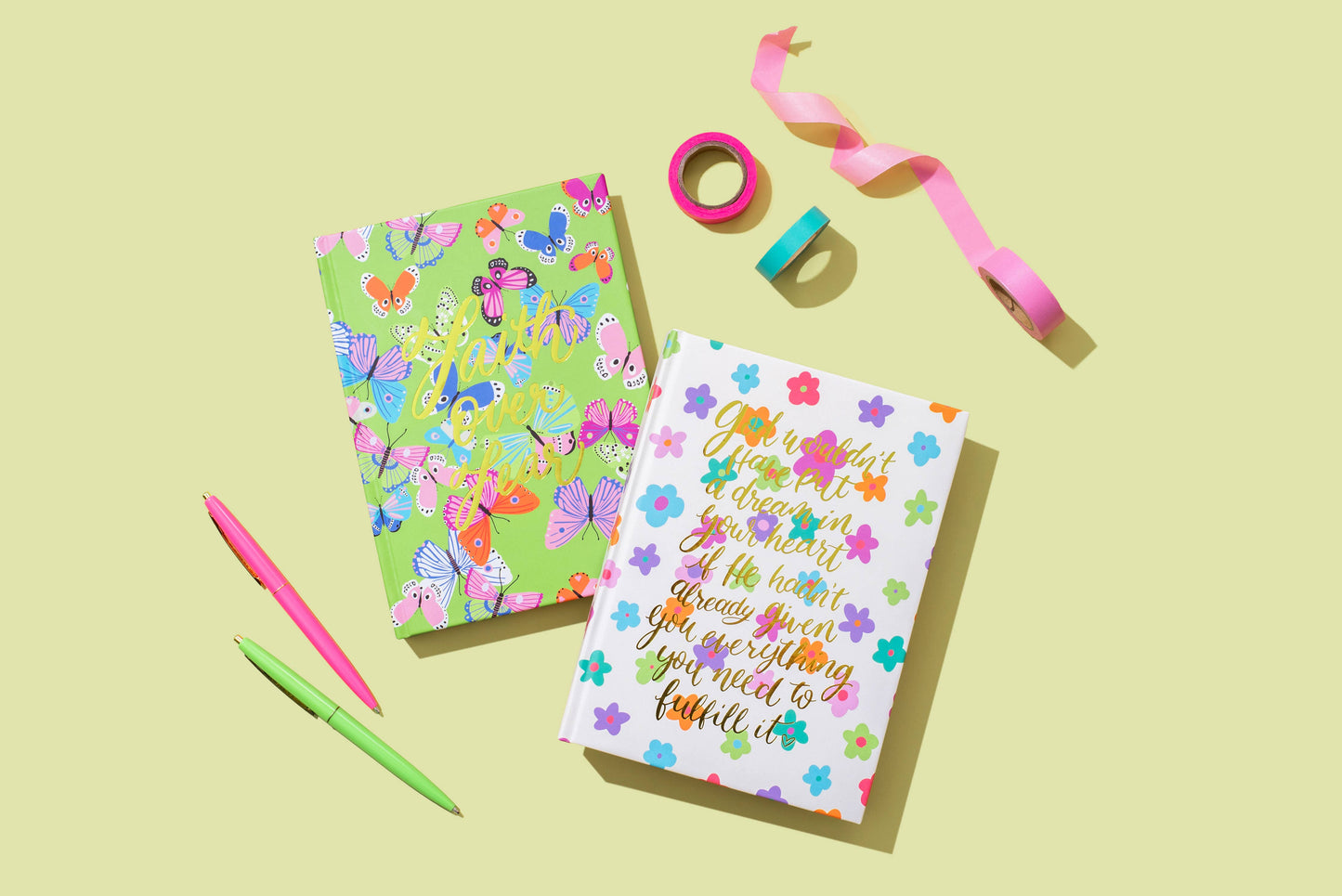Hardcover Notebook -Butterflies