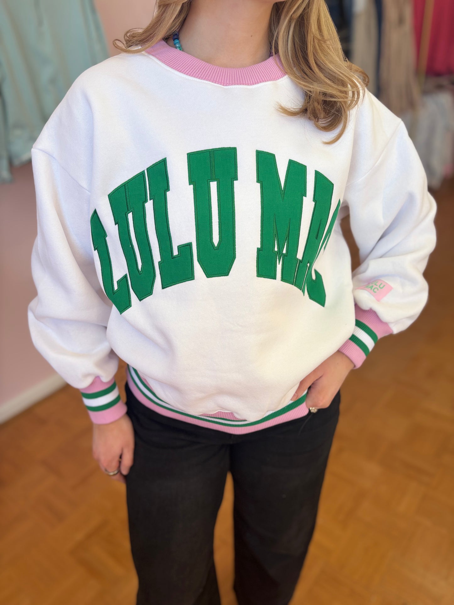 Green Varsity LULU MAC