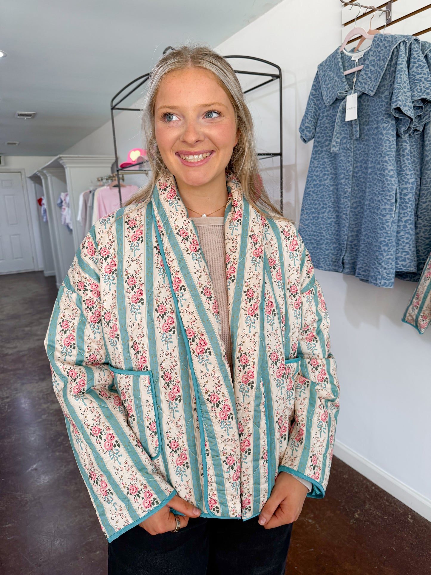 Vintage Floral Shacket