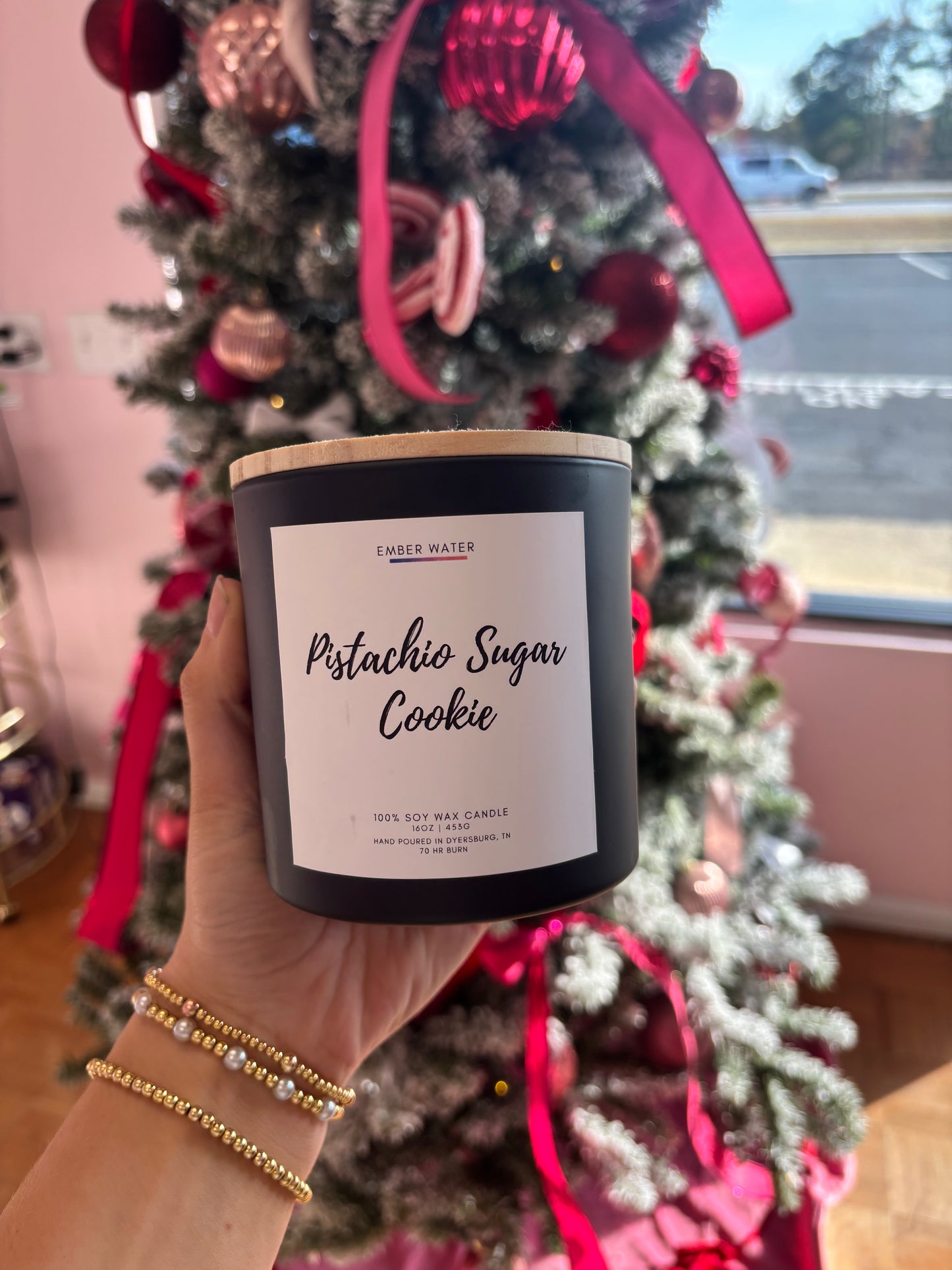 Pistachio Sugar Cookie 16 oz 100% Soy Candle