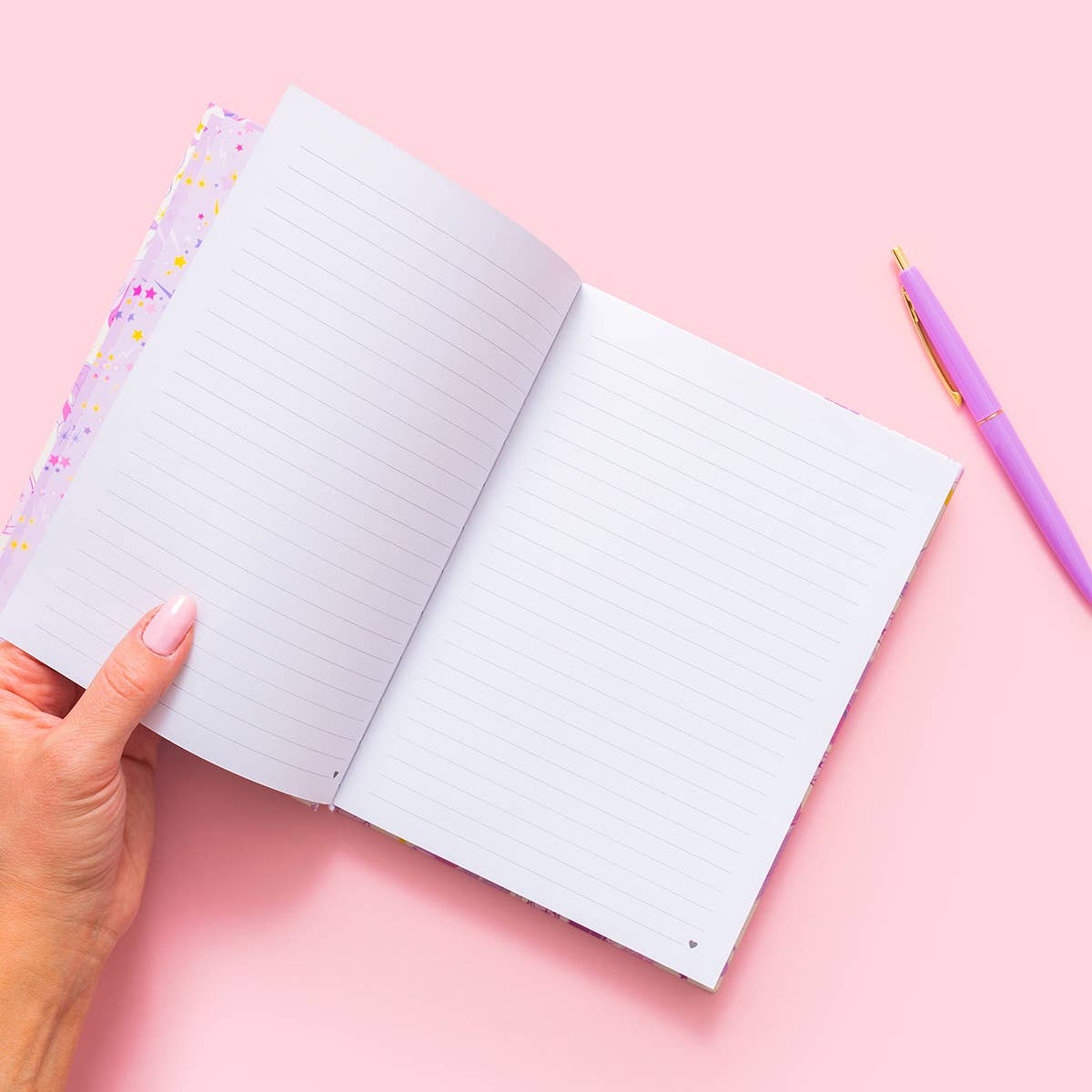 Hardcover Notebook - "Let's Go Girl"