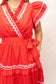 Red Rosy Dress
