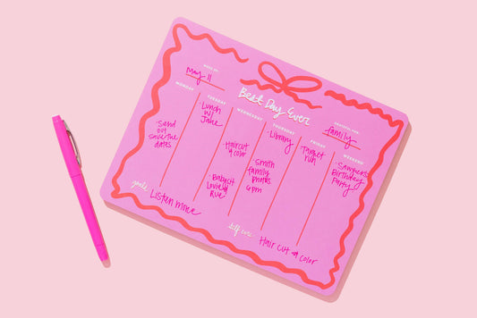 Weekly Planner - "Best Day Ever"