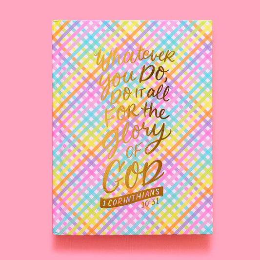 Hardcover Notebook - Colorful Weave