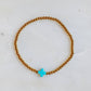 So Very Blessed Cross Bracelet: Blue