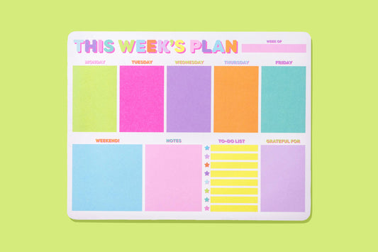 Weekly Planner - "This Week's Plan"