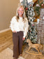 Cream Bow Sweater
