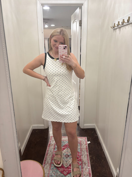 Polka Dot Athletic Dress