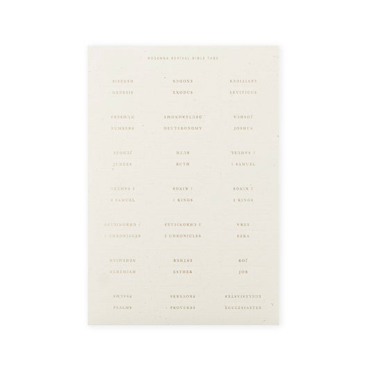 Hosanna Revival Bible Tabs: Gold Foiling