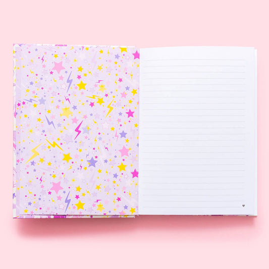 Hardcover Notebook - "Let's Go Girl"