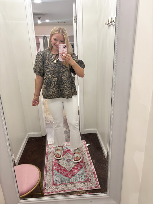 Leopard Top