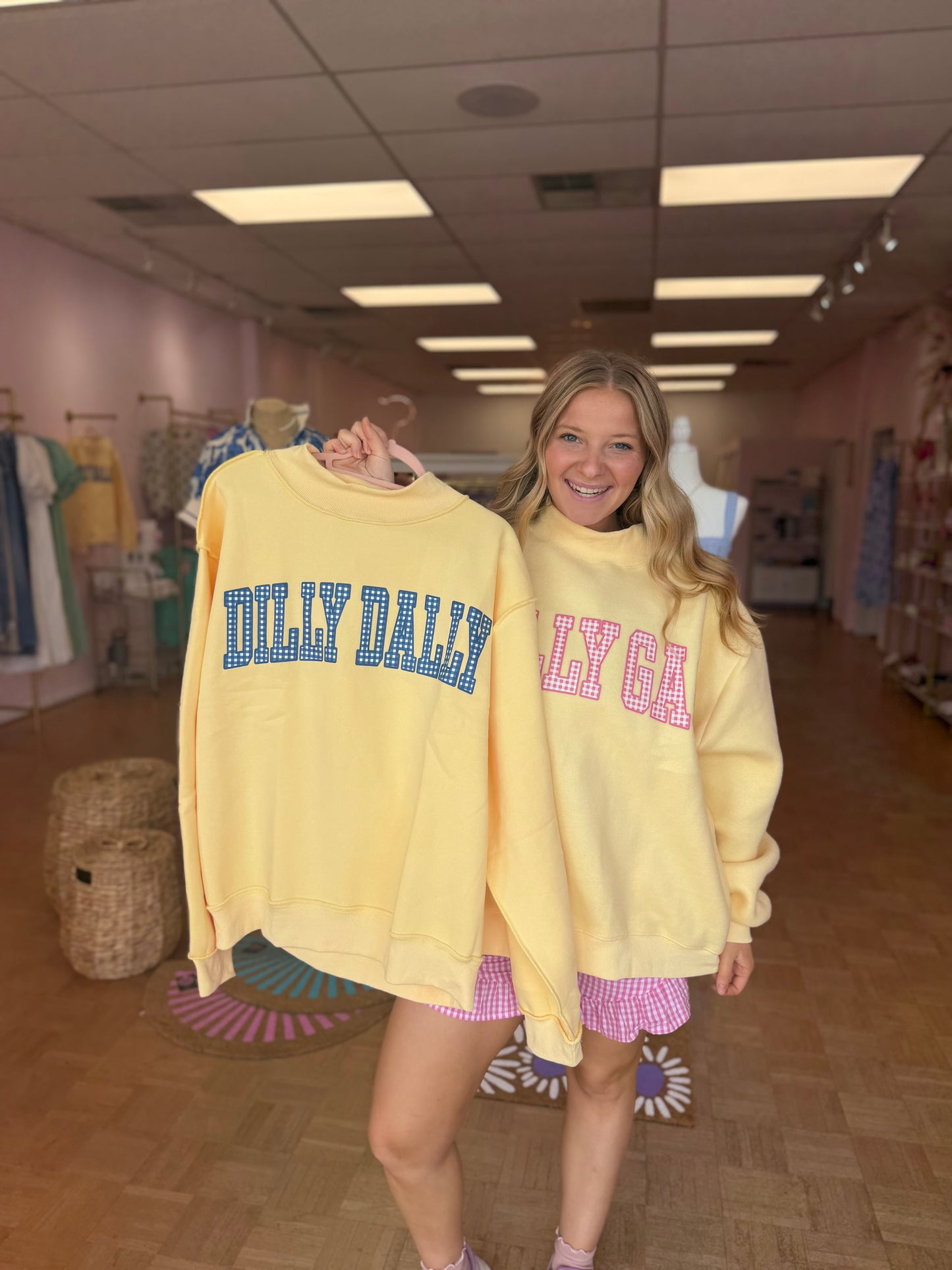 Dilly Dally Reversible Mockneck