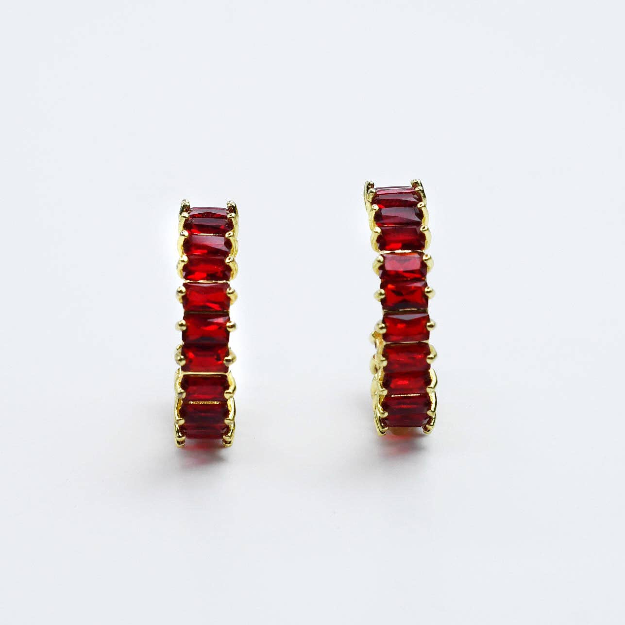 Ruby Luxe Hoops
