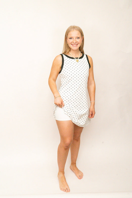 Polka Dot Athletic Dress