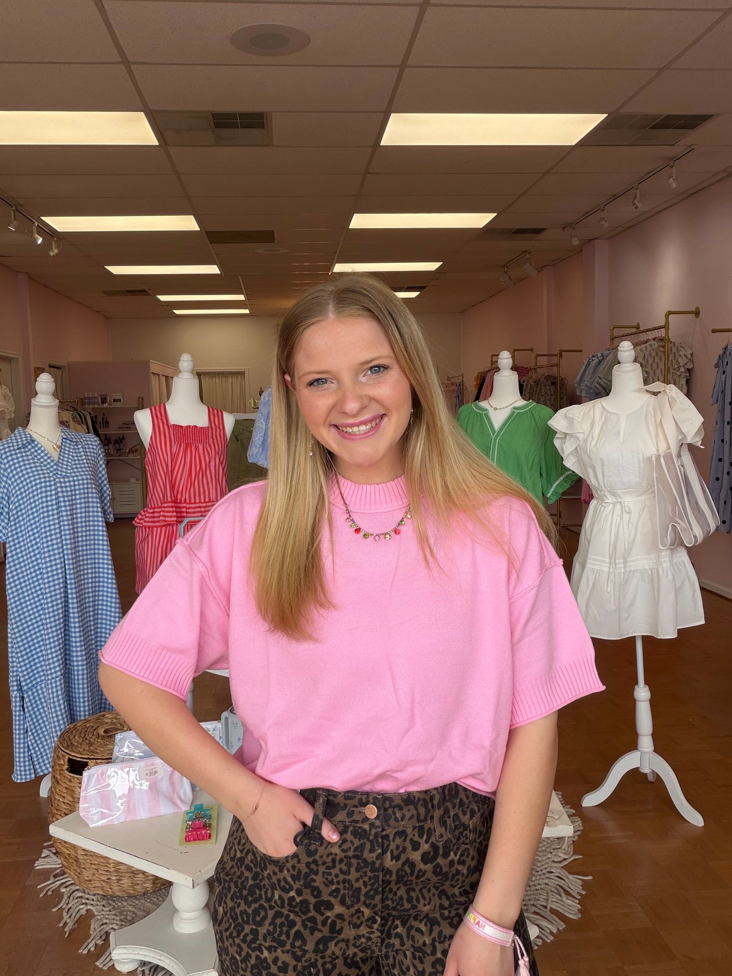 Bubblegum Pink Top