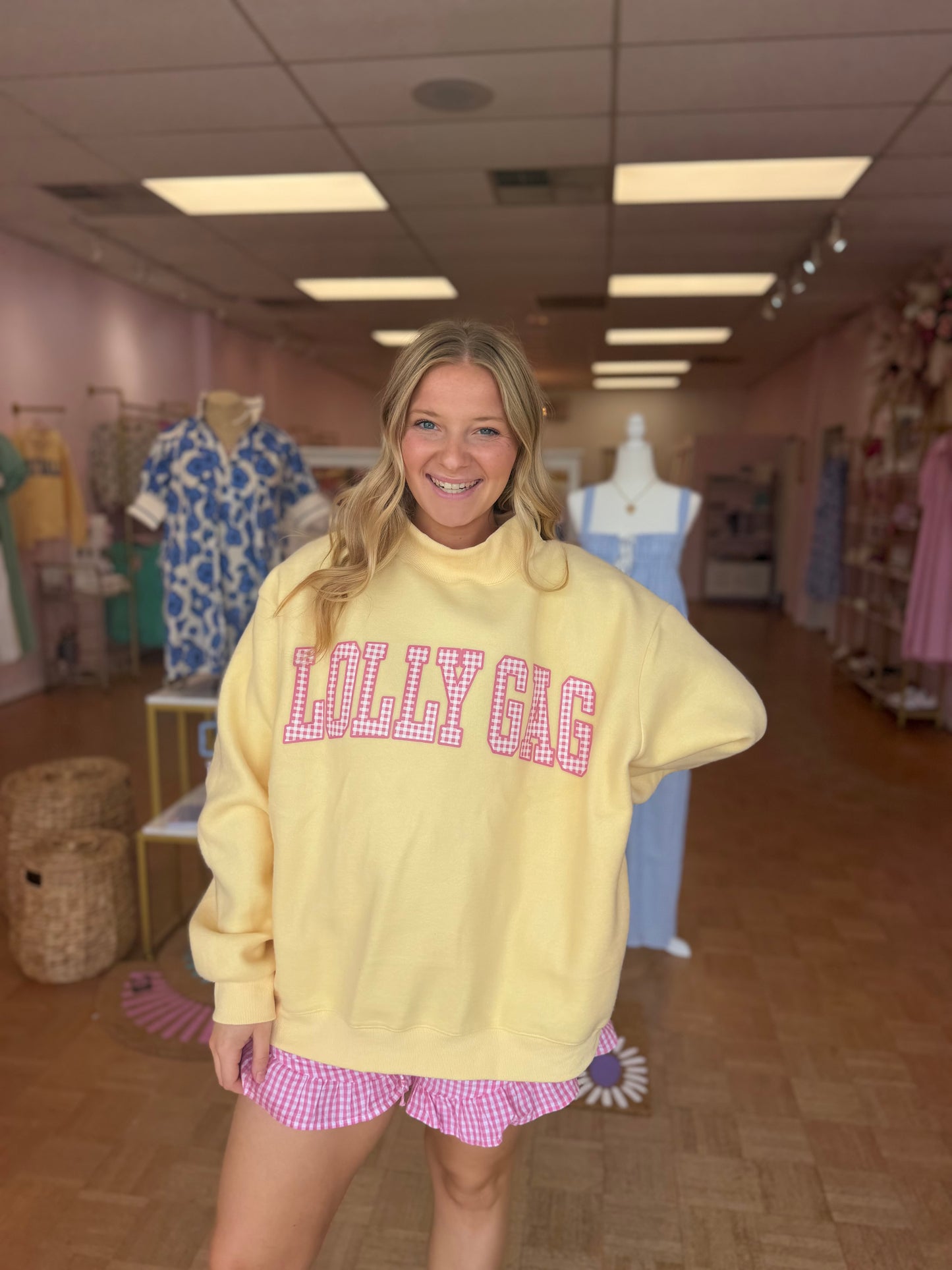 Dilly Dally Reversible Mockneck