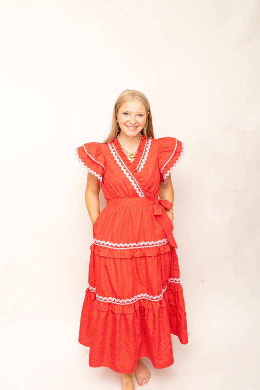 Red Rosy Dress