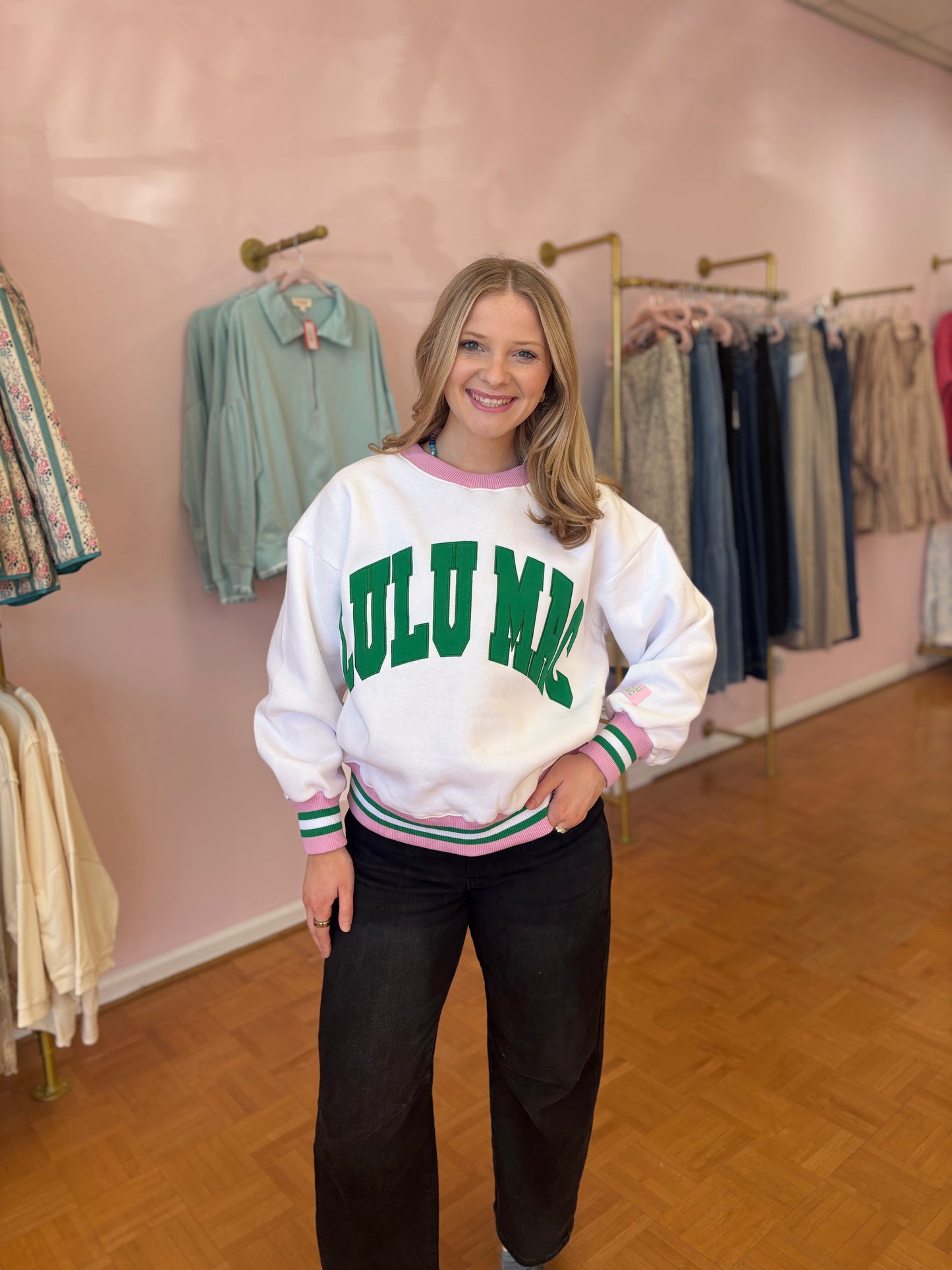 Green Varsity LULU MAC