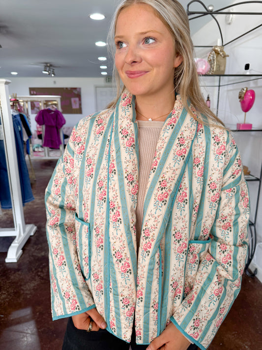Vintage Floral Shacket