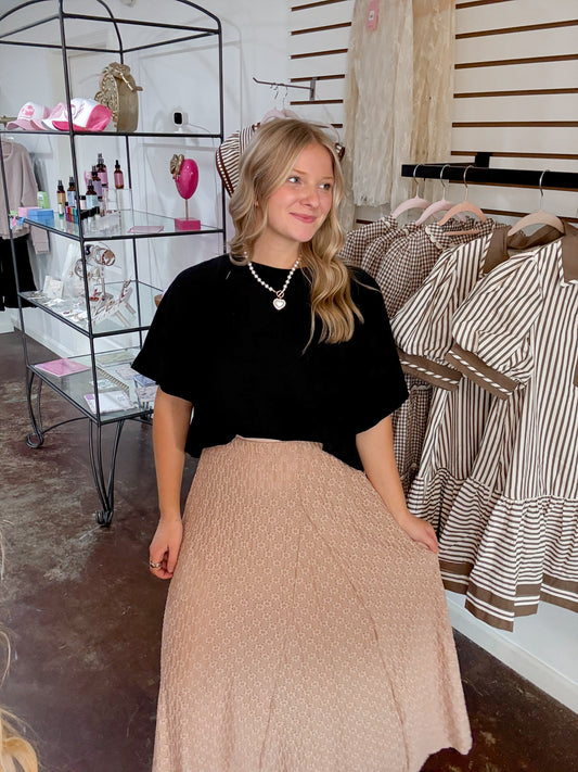Mocha Maxi Skirt