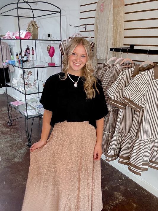 Mocha Maxi Skirt