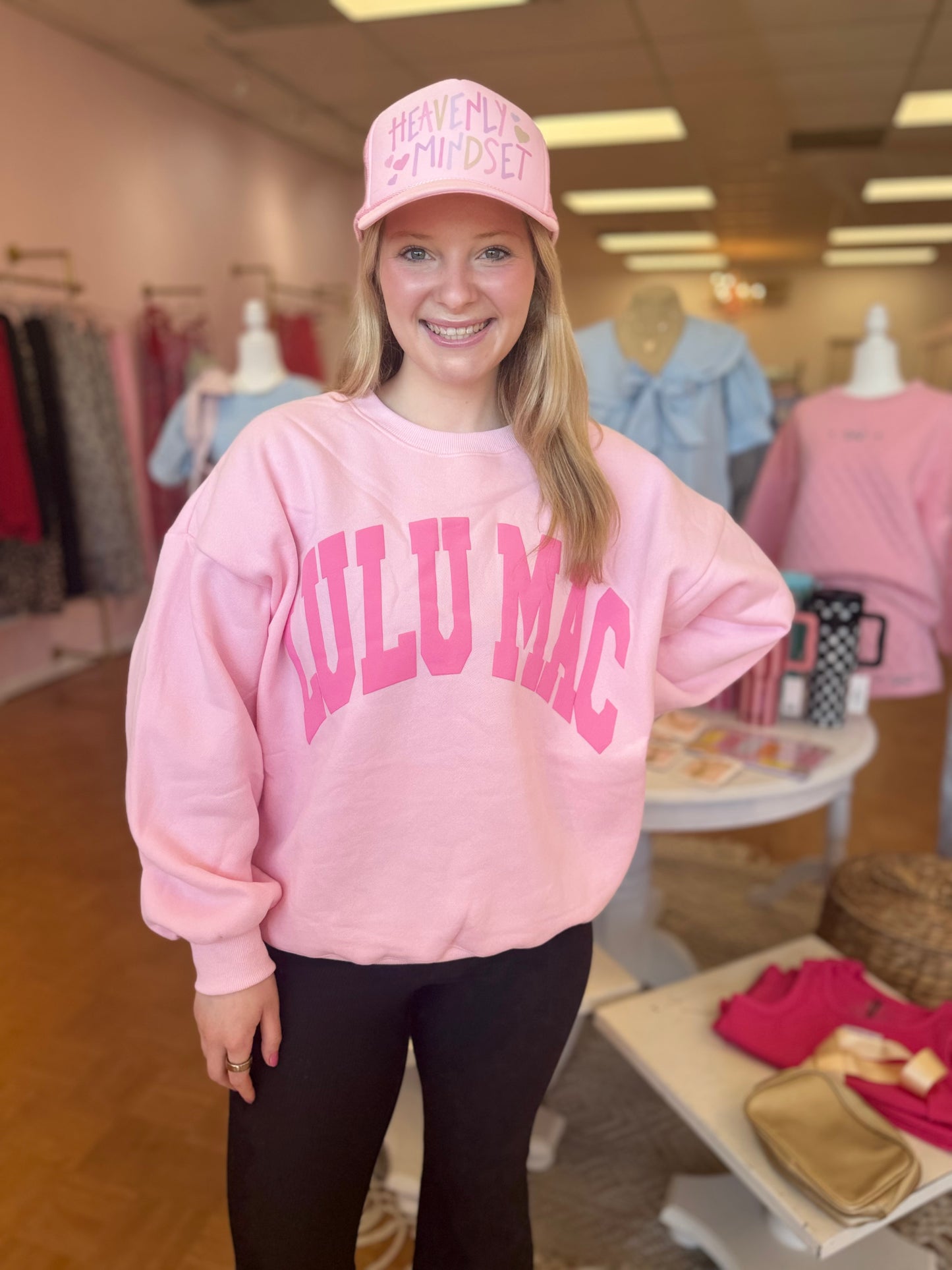 Light Pink Lulu Mac Sweatshirt