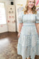 Betsy Floral Dress- Blue