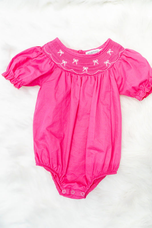 Emroidered Bow Bubble