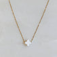 So Very Blessed Cross Necklace: White