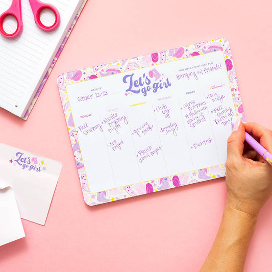 Weekly Planner - "Let's Go Girl"